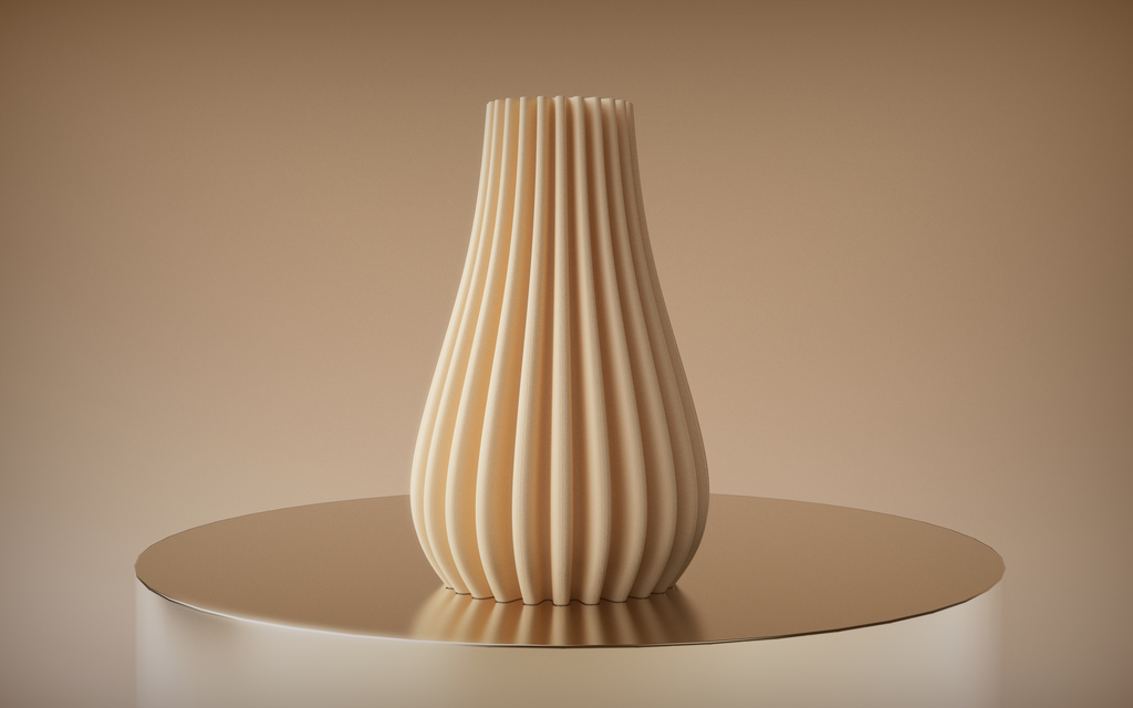 Pleated Vase